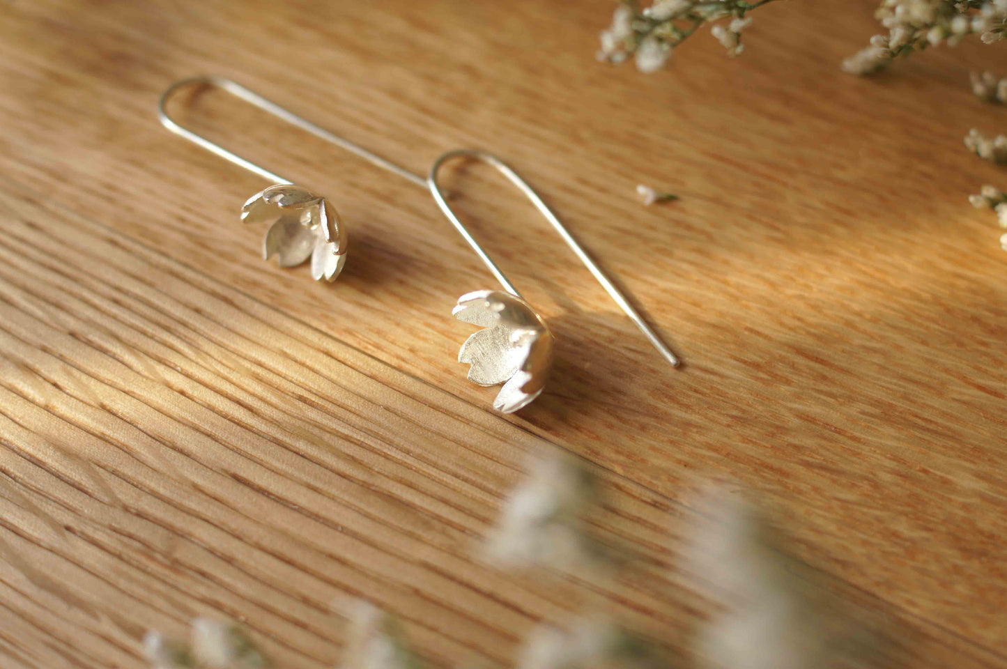 Pendientes de flores de Sakura