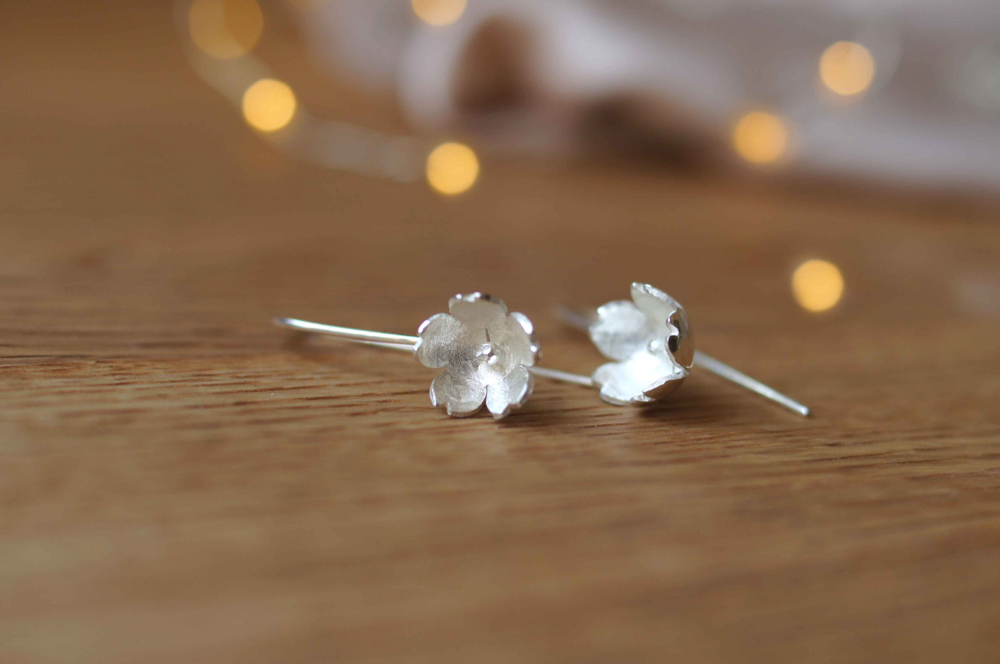 Pendientes de flores de Sakura